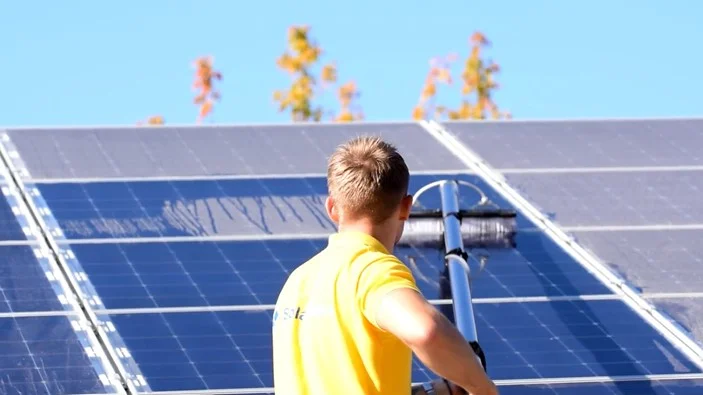 Washing Solar Panels